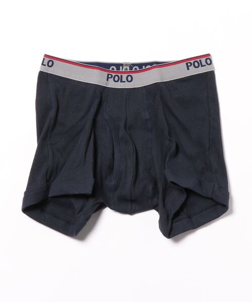 GUNZE（グンゼ）の「POLO BCS/ポロ ビーシーエス ボクサーパンツ ブランドロゴ（ボクサーパンツ・メンズ・ネイビー/ブラック/杢グレー・MEDIUM/X-LARGE/LARGE）」の3枚目の写真