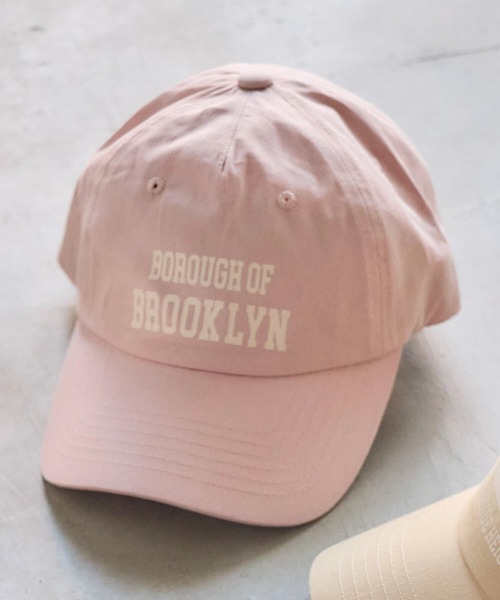Green　Parks（グリーンパークス）の「・ロゴptCAP（キャップ・レディース・ピンク/アイボリー/チャコールグレー/ブルー/ベージュ・FREE）」の5枚目の写真