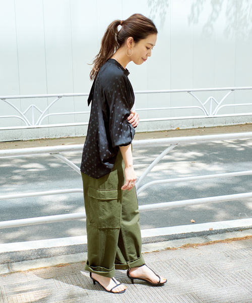 《追加》ドットシャーリングブラウス