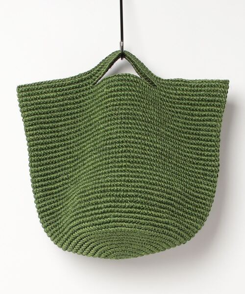 AMERICAN RAG CIE(アメリカンラグシー)の「Magda Made SOLDAD BAG(かごバッグ・レディース・グリーン/イエロー・FREE)」の3枚目の写真