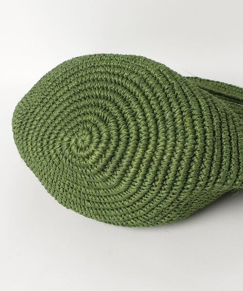 AMERICAN RAG CIE(アメリカンラグシー)の「Magda Made SOLDAD BAG(かごバッグ・レディース・グリーン/イエロー・FREE)」の4枚目の写真