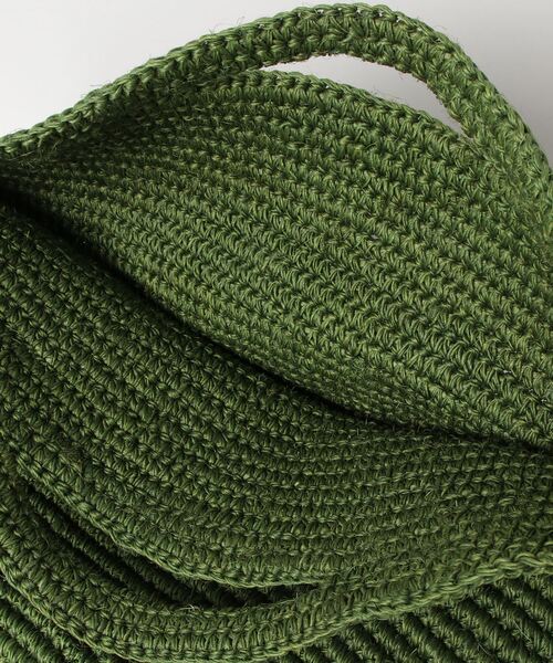 AMERICAN RAG CIE(アメリカンラグシー)の「Magda Made SOLDAD BAG(かごバッグ・レディース・グリーン/イエロー・FREE)」の5枚目の写真