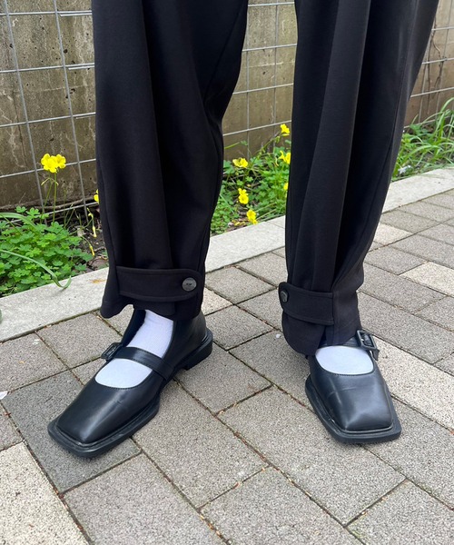 Birthday room（バースデイルーム）の「ZIPあきルーズサロペット（サロペット/オーバーオール・レディース・ブラック・FREE）」の7枚目の写真