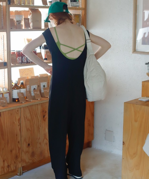 Birthday room（バースデイルーム）の「ZIPあきルーズサロペット（サロペット/オーバーオール・レディース・ブラック・FREE）」の10枚目の写真