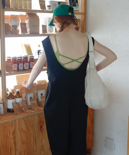 Birthday room（バースデイルーム）の「ZIPあきルーズサロペット（サロペット/オーバーオール・レディース・ブラック・FREE）」の11枚目の写真