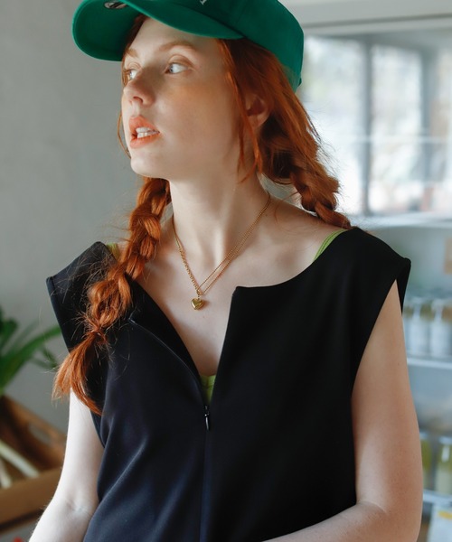 Birthday room（バースデイルーム）の「ZIPあきルーズサロペット（サロペット/オーバーオール・レディース・ブラック・FREE）」の12枚目の写真