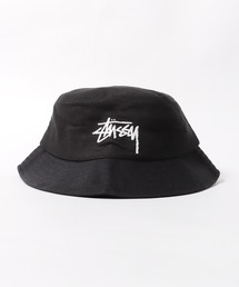 STUSSY | STUSSY/ステューシー BIG STOCK BUCKET HAT バケットハット ワンポイント 刺繍 ロゴ(ハット)
