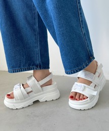 CLEA（クレア）の「バルキーソール厚底スポーツサンダル（サンダル）」