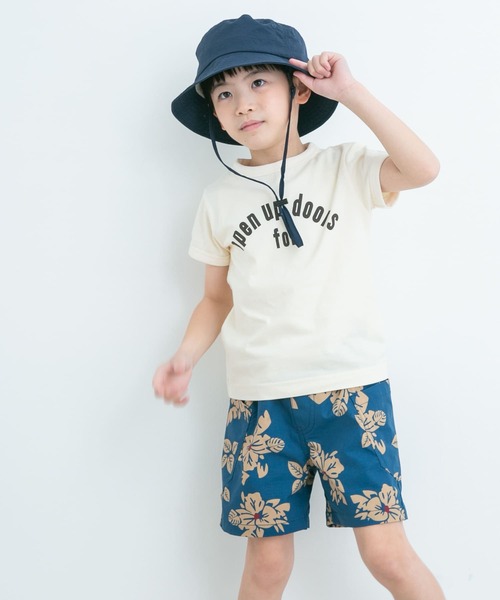 URBAN RESEARCH DOORS（アーバンリサーチドアーズ）の「パイピングロゴTシャツ(KIDS)（Tシャツ/カットソー・キッズ・ブラウン/アイボリー・120/135/105/150）」の12枚目の写真