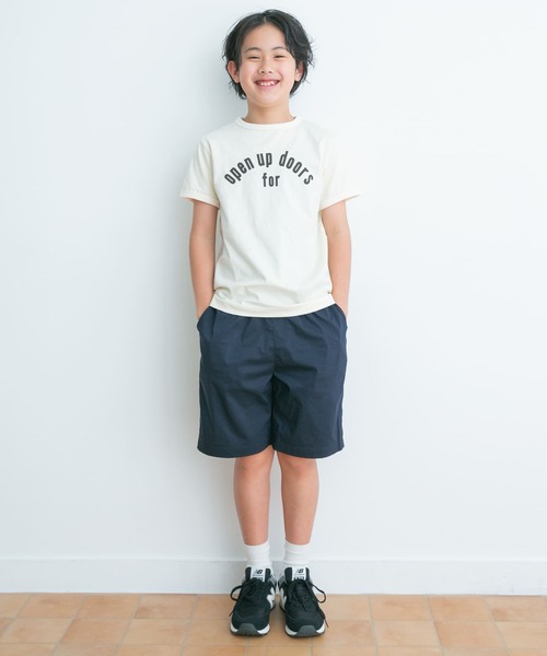 URBAN RESEARCH DOORS（アーバンリサーチドアーズ）の「パイピングロゴTシャツ(KIDS)（Tシャツ/カットソー・キッズ・ブラウン/アイボリー・120/135/105/150）」の15枚目の写真