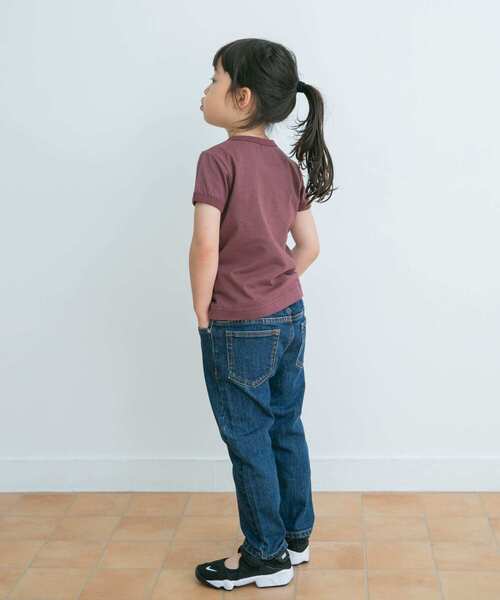 URBAN RESEARCH DOORS（アーバンリサーチドアーズ）の「パイピングロゴTシャツ(KIDS)（Tシャツ/カットソー・キッズ・ブラウン/アイボリー・120/135/105/150）」の20枚目の写真