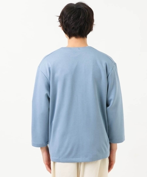 a.v.v（アーヴェヴェ）の「【S-XXL】ライトダンボールカーディガン（カーディガン/ボレロ・メンズ・ミント/ブラック/ライトブルー/ブルー・48/46/44/50）」の21枚目の写真