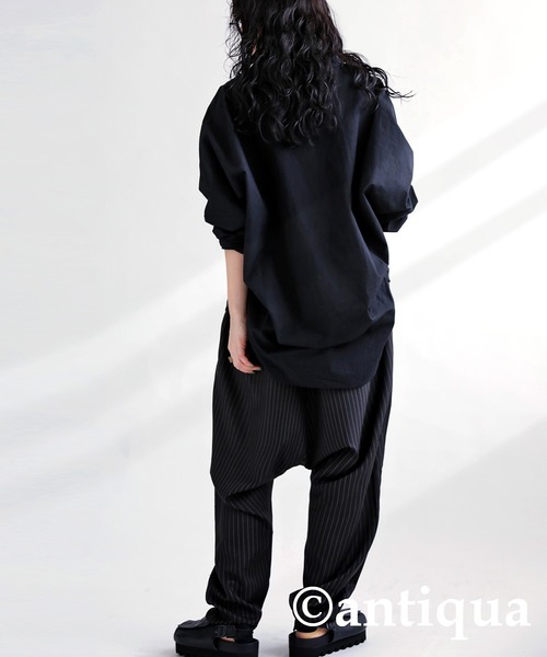 アンティカ サルエル スウェットパンツ 黒 アンティカ サルエル