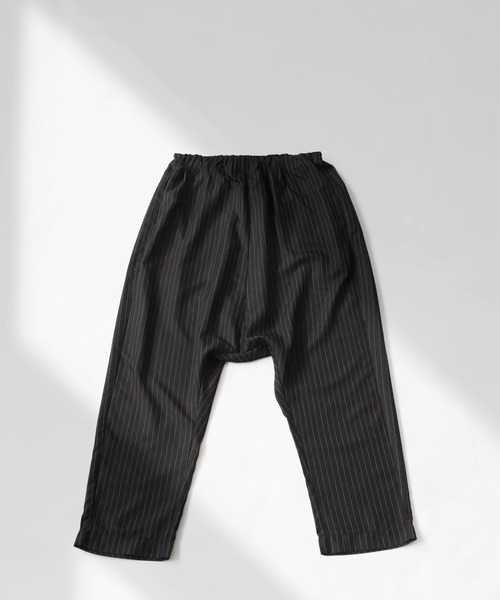 ストライプ柄サルエルパンツ（その他パンツ）｜antiqua