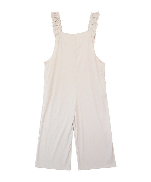 ACYM(アシーム)の「Shoulder frill ロンパース(つなぎ/オールインワン・レディース・ベージュ/ブラック・FREE)」の16枚目の写真