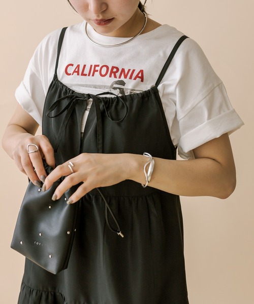 mline（エムライン）の「[mline] photo Tシャツ（Tシャツ/カットソー・レディース・チャコールグレー/オフホワイト・FREE）」の7枚目の写真
