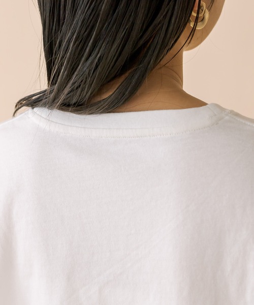 mline（エムライン）の「[mline] photo Tシャツ（Tシャツ/カットソー・レディース・チャコールグレー/オフホワイト・FREE）」の11枚目の写真