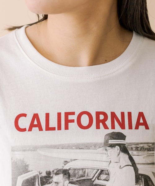 mline（エムライン）の「[mline] photo Tシャツ（Tシャツ/カットソー・レディース・チャコールグレー/オフホワイト・FREE）」の12枚目の写真