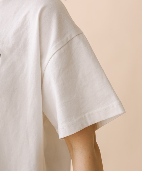 mline（エムライン）の「[mline] photo Tシャツ（Tシャツ/カットソー・レディース・チャコールグレー/オフホワイト・FREE）」の14枚目の写真