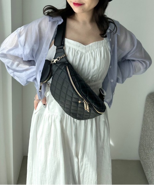 OLIVE des OLIVE（オリーブデオリーブ）の「【WEB限定カラー有】肌見せキャミワンピース　1031090480（ワンピース・レディース・ブラック/ミント/レッド/オフホワイト/ワンウォッシュ・FREE）」の18枚目の写真