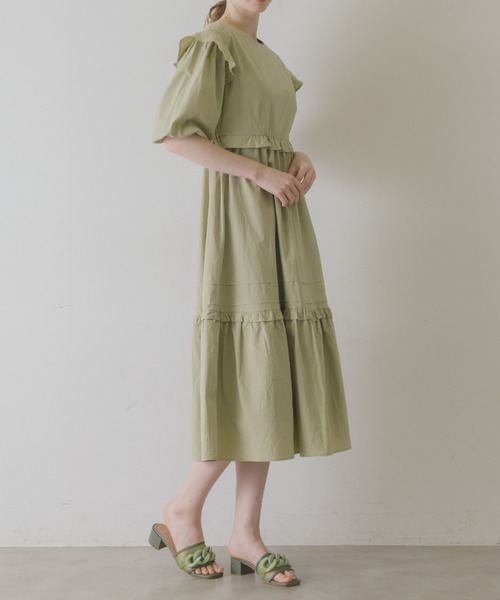 idem イデム　many frill mini onepiece one piece – idem