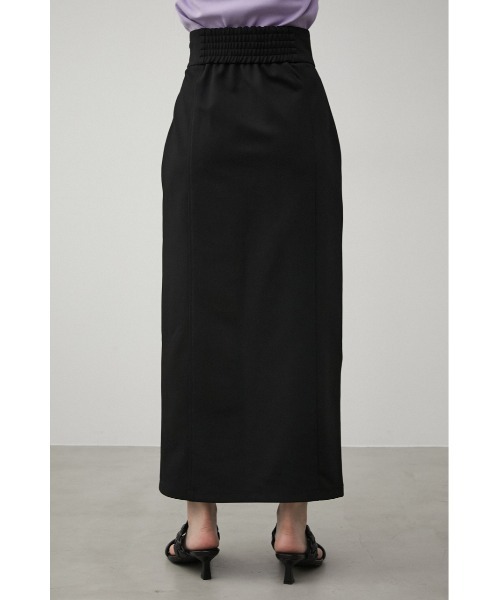 AZUL by moussy（アズールバイマウジー）の「CUT TIGHT SKIRT/カットタイトスカート（スカート・レディース・ライトベージュ/ブラック・SMALL/MEDIUM）」の12枚目の写真