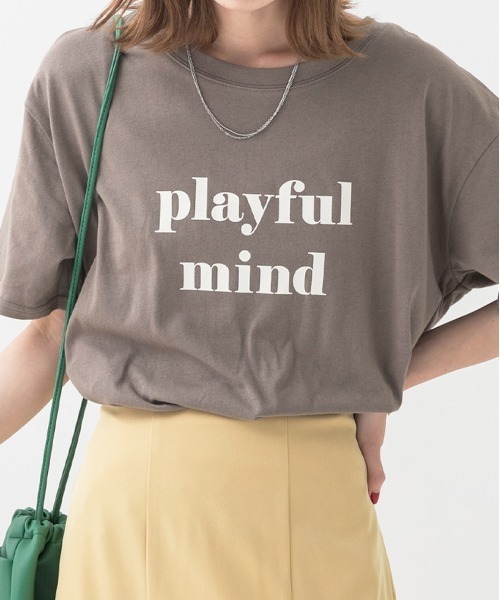 セール】ロゴプリント オーバーサイズ Tシャツ（Tシャツ