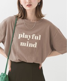 ロゴプリント オーバーサイズ Tシャツ