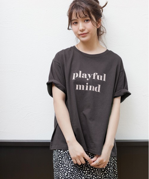 FEAROFGOD オーバーサイズ ロゴプリント Tシャツ FEAR OF GOD】ロゴプリント入りオーバーサイズ半袖Tシャツ/2色 T