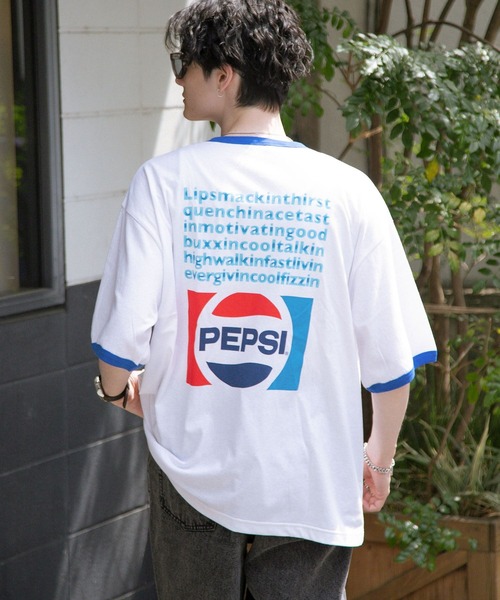 PEPSI　ラガーシャツ Amazon | [マンブルズ] Pepsi Cola ペプシ・コーラ Tシャツ