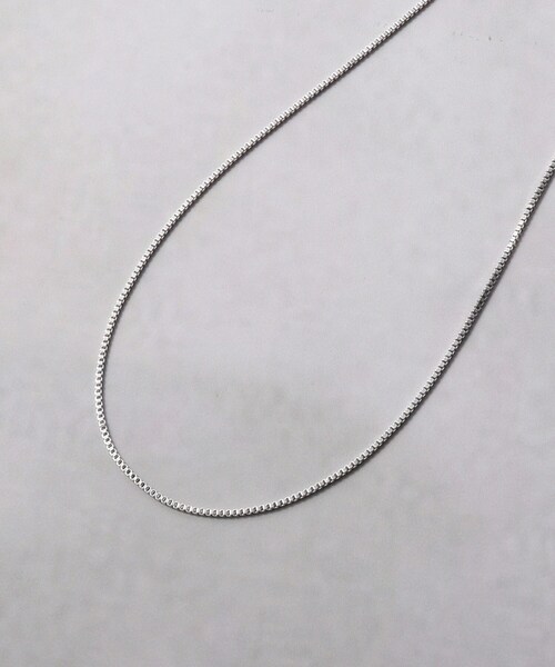 tk.TAKEO KIKUCHI（ティーケータケオキクチ）の「◆シングルチェーンネックレス（ネックレス・メンズ・シルバー/ブラック/ゴールド・00）」の7枚目の写真