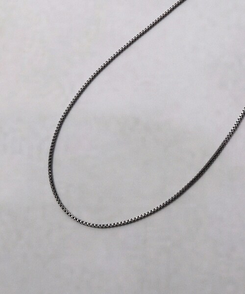 tk.TAKEO KIKUCHI（ティーケータケオキクチ）の「◆シングルチェーンネックレス（ネックレス・メンズ・シルバー/ブラック/ゴールド・00）」の9枚目の写真