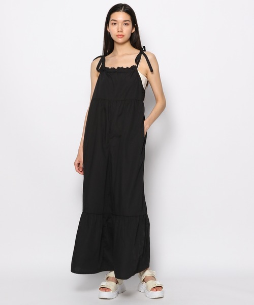 FOREVER 21（フォーエバー トゥエンティーワン）の「裾フレアキャミオールインワン（つなぎ/オールインワン・レディース・ブラック/ネイビー・SMALL/MEDIUM）」の16枚目の写真