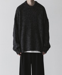 remer | loose wool blend shaggy over knit / ルーズウールブレンドシャギーオーバーニット(ニット/セーター)