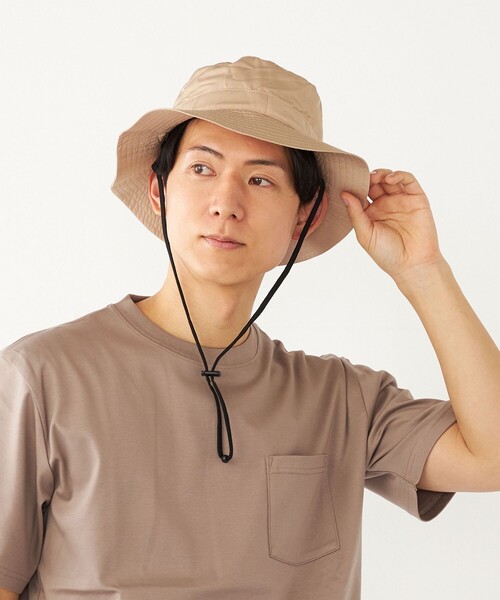 SHIPS Colors（シップス カラーズ）の「SHIPS Colors: サファリ ハット（キャップ・メンズ・ネイビー/ベージュ/ブラック・ONE SIZE）」の13枚目の写真