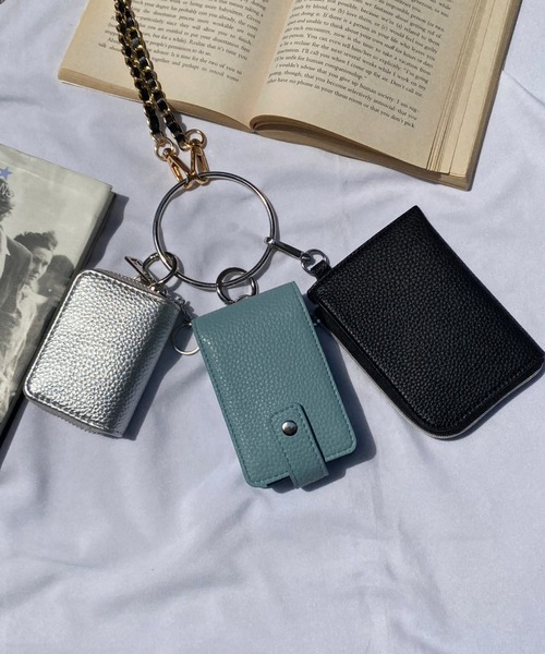 WEGO（ウィゴー）の「WEGO/【一部店限定】コンパクトキーケース（キーケース/キーアクセサリー・レディース・ベージュ/パープル/ブラック/シルバー・FREE）」の17枚目の写真