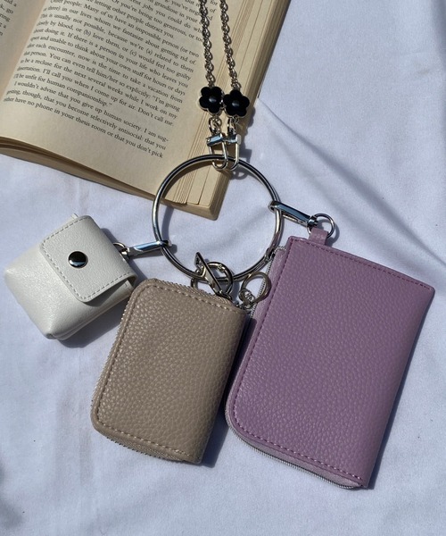 WEGO（ウィゴー）の「WEGO/【一部店限定】コンパクトキーケース（キーケース/キーアクセサリー・レディース・ベージュ/パープル/ブラック/シルバー・FREE）」の15枚目の写真