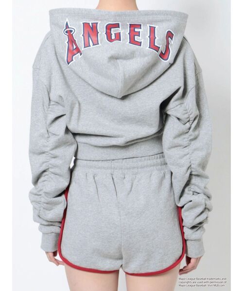 GYDA（ジェイダ）の「GYDA [MLB] ショートパーカー（パーカー・レディース・グレー/オフホワイト/ブラック・FREE）」の11枚目の写真