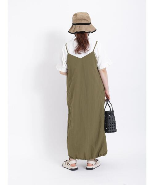 Samansa Mos2(サマンサ モスモス)の「◎カーゴ2WAYキャミワンピース(ワンピース・レディース・ベージュ/カーキ/ブラック・F)」の16枚目の写真