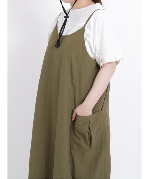 Samansa Mos2(サマンサ モスモス)の「◎カーゴ2WAYキャミワンピース(ワンピース・レディース・ベージュ/カーキ/ブラック・F)」の20枚目の写真