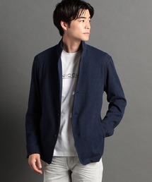 美品 HIDEAWAYS ニコル カバーオール ヘリンボーン柄 ネイビー46