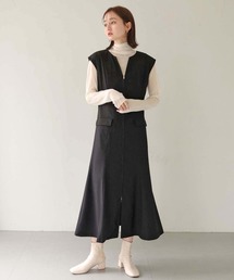 【CLEIO】2WAYフレアワンピース/2WAY FLARE DRESS/942-10620