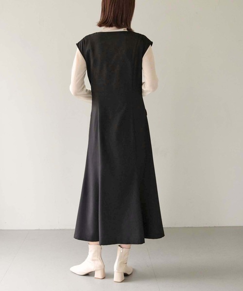 CLEIO(クレイオ)の「【CLEIO】2WAYフレアワンピース/2WAY FLARE DRESS/942-10620(ワンピース・レディース・ベージュ/アイボリー/ブラック・FREE)」の19枚目の写真