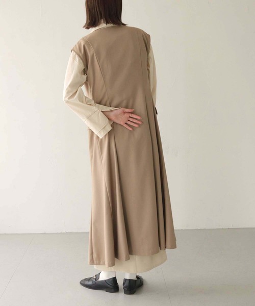 CLEIO(クレイオ)の「【CLEIO】2WAYフレアワンピース/2WAY FLARE DRESS/942-10620(ワンピース・レディース・ベージュ/アイボリー/ブラック・FREE)」の15枚目の写真