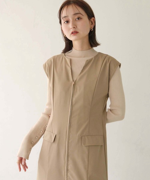 CLEIO(クレイオ)の「【CLEIO】2WAYフレアワンピース/2WAY FLARE DRESS/942-10620(ワンピース・レディース・ベージュ/アイボリー/ブラック・FREE)」の11枚目の写真