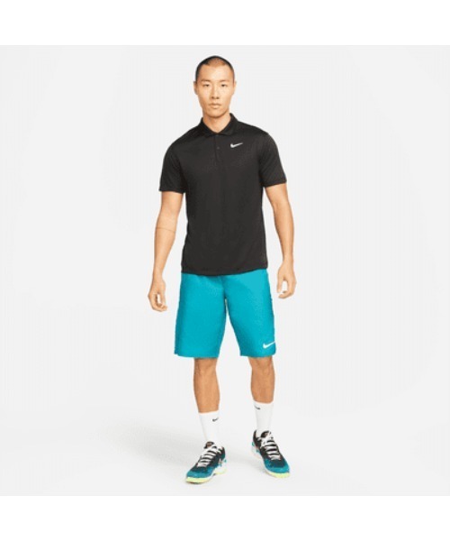 NIKE(ナイキ)の「《NIKEアパレル》コート DF ソリッド S/S ポロ(ポロシャツ・メンズ・ホワイト×ブラック/ブラック×ホワイト/ライトブルー/オレンジ・M/L/S/XL/2XL)」の9枚目の写真
