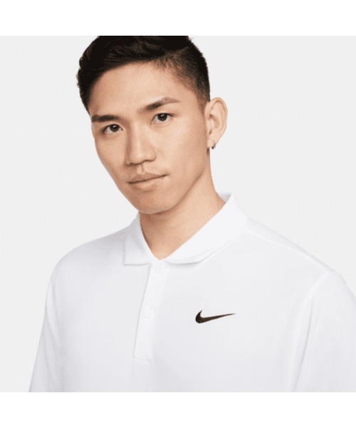 NIKE(ナイキ)の「《NIKEアパレル》コート DF ソリッド S/S ポロ(ポロシャツ・メンズ・ホワイト×ブラック/ブラック×ホワイト/ライトブルー/オレンジ・M/L/S/XL/2XL)」の12枚目の写真