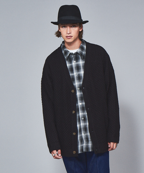 ABAHOUSE(アバハウス)の「【WEB限定】ルーズシルエット オンブレチェックシャツ/REVO(シャツ/ブラウス・メンズ・ブラック/ベージュ/ブラウン・M/L)」の12枚目の写真