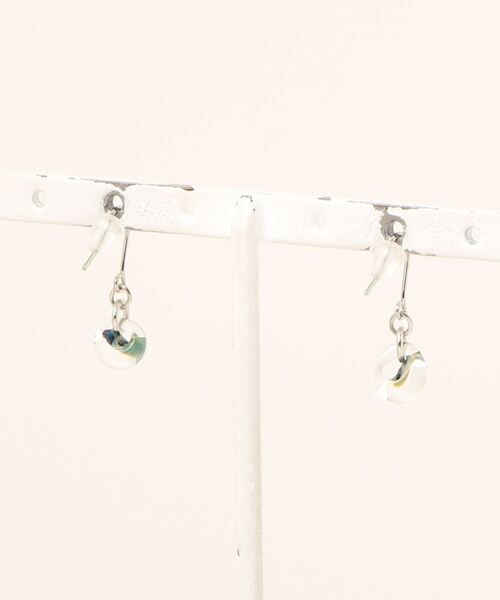 tone（トーン）の「【Le soleil】ころんと愛らしい　ティアドロップガラスピアス(MA)（ピアス（両耳用）・レディース・その他1/その他2・FREE）」の3枚目の写真