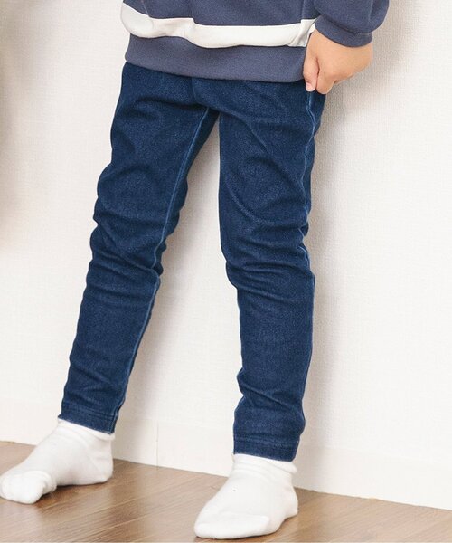 BREEZE(ブリーズ)の「【無地・総柄・18色展開】DAISUKI パンツ(その他パンツ・キッズ・ラベンダー/カーキ/ネイビー/オレンジ/レインボー/ブラック/ブラウン/クリーム/エメラルド/ベージュ/チェック/アイボリー/グリーン/チャコール/グレー/イエロー/ブルー/ライトインディゴブルー・100/70/110/80/90/120/130)」の11枚目の写真